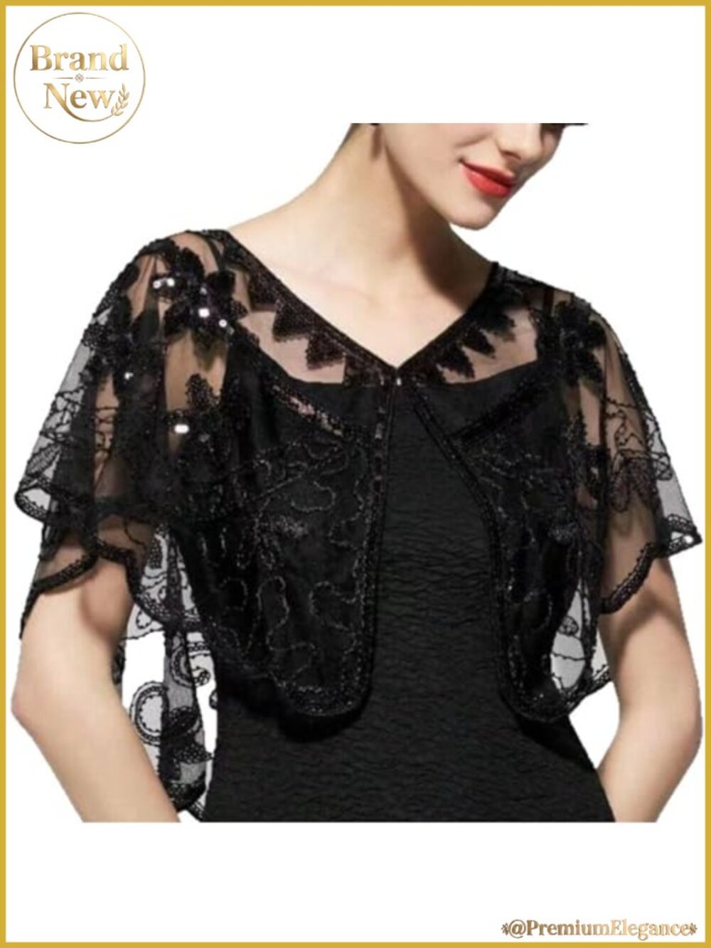 Lace Shawl Wrap Evening Dress Scarf Cape Sheer Party Accessory
